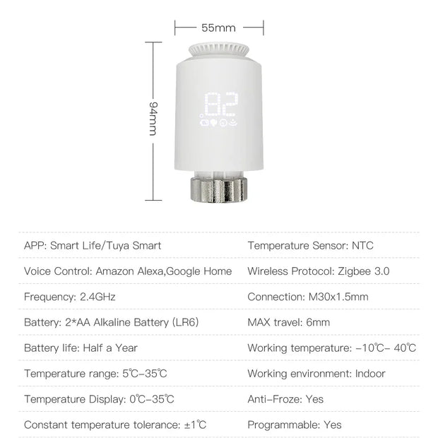 ZigBee smart radiator thermostat