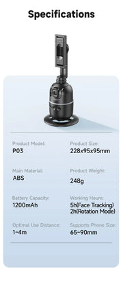Selfieshow P03 AI gimbal Tripod