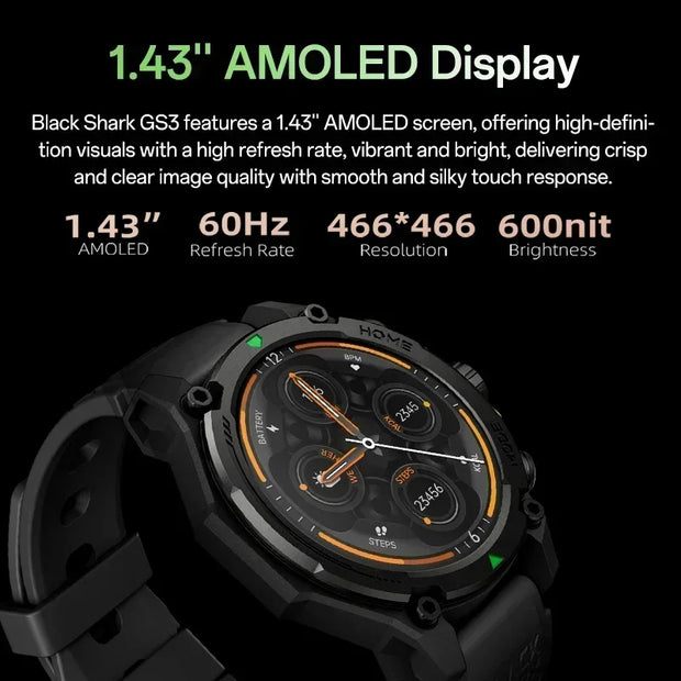 Black Shark GS3 smartwatch​