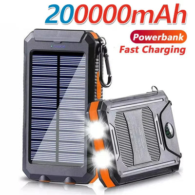 solar power bank 200000mAh