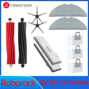Roborock S8 S8 Pro Ultra S8+ Spare Parts DuoRoller Main Side Brushes Mop Cloths HEPA Filters Dust Bags Accessories