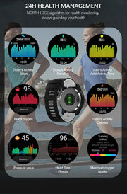 GPS smartwatch with AMOLED display