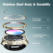smartwatch with AMOLED display