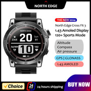 GPS smartwatch with AMOLED display