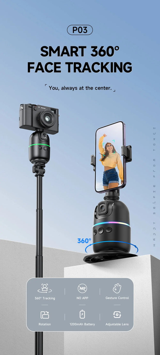 Selfieshow P03 AI gimbal Tripod